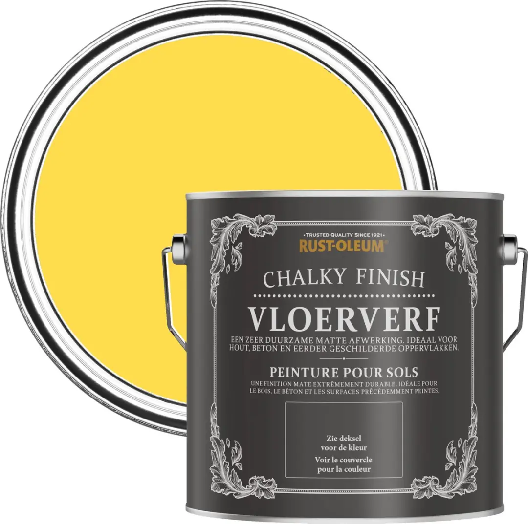 Rust-Oleum Geel Vloerverf Citroensorbet 2,5L