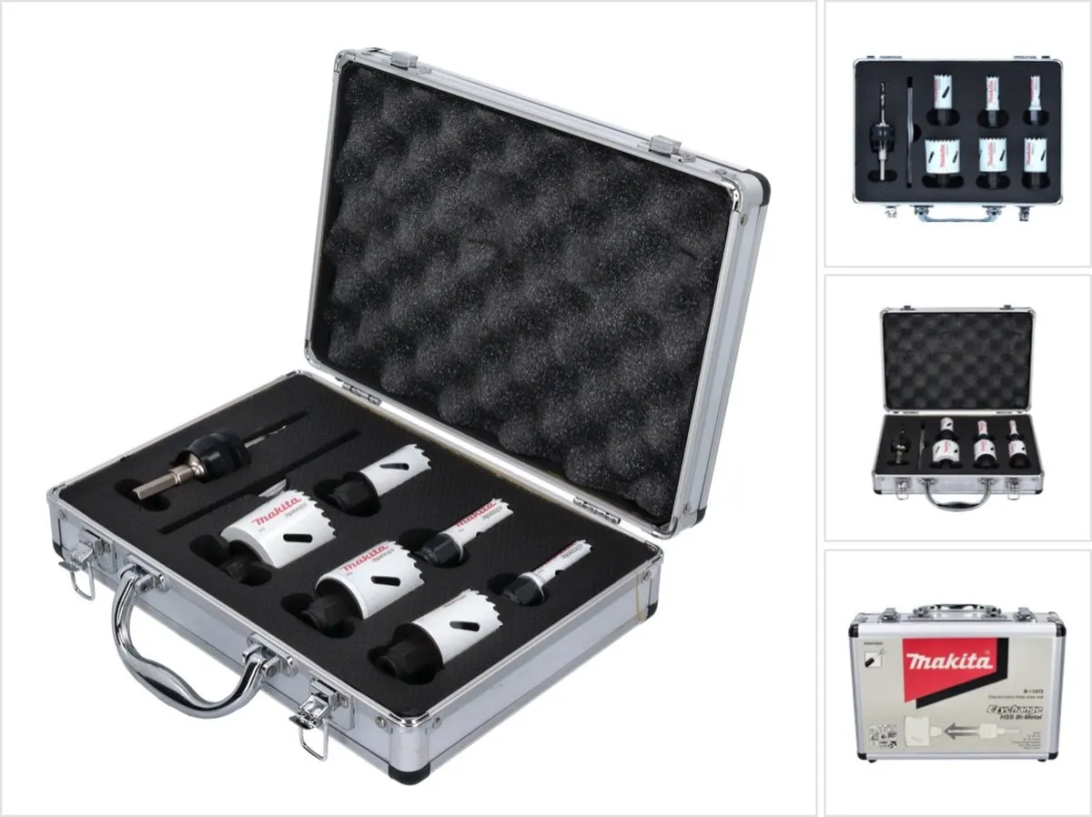 Makita B-11972 Gatenzagenset 8-delig - 16/20/25/32/40/51mm - afbeelding 4 van 6