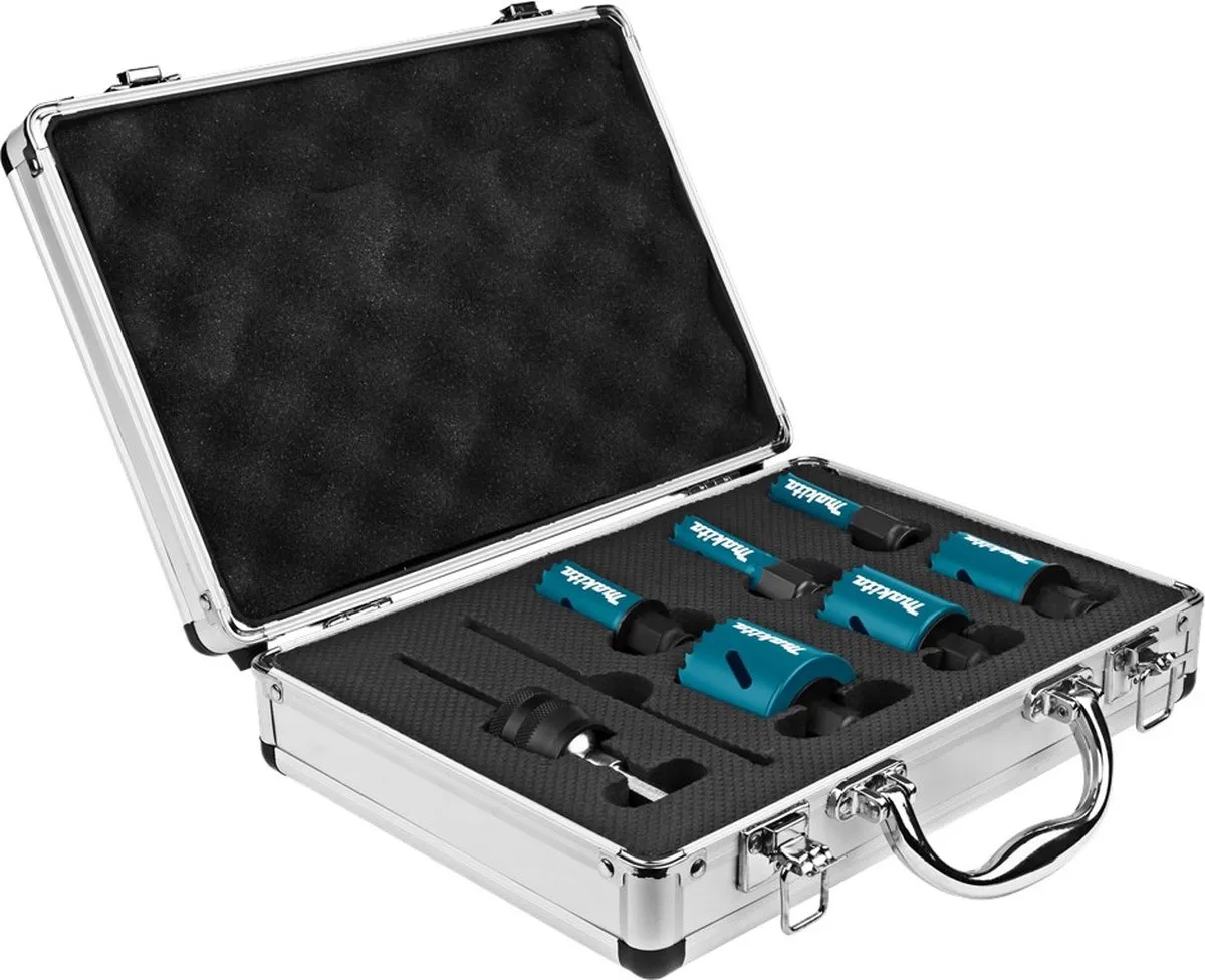 Makita B-11972 Gatenzagenset 8-delig - 16/20/25/32/40/51mm - afbeelding 3 van 6
