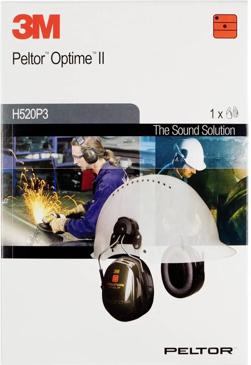 3M Peltor H520 Optime II Gehoorkap - Groen
