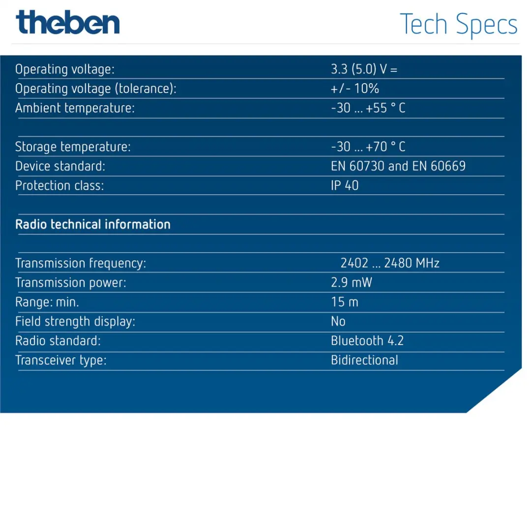 THEBEN 9070130 Bluetooth Dongle - 600W