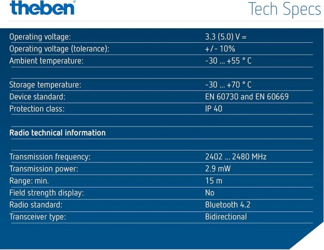 THEBEN 9070130 Bluetooth Dongle - 600W - afbeelding 6 van 6