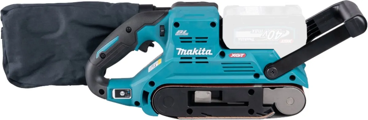 Makita BS001GD201 Bandschuurmachine 40V - 2x 2,5Ah accu - afbeelding 4 van 5
