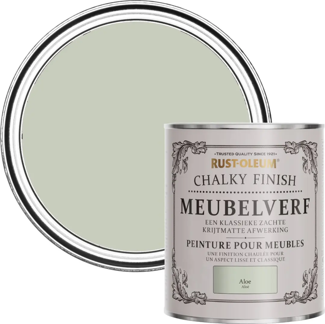 Rust-Oleum Groen Chalky Finish Meubelverf 750ml