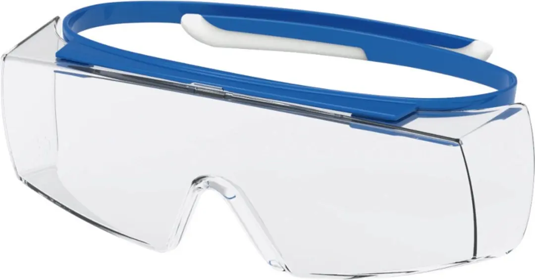 Uvex Super OTG 9169-065 Overzetbril - Blauw/Transparant