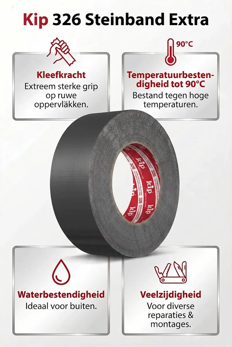 Kip Steenband Extra Zilver 38mm