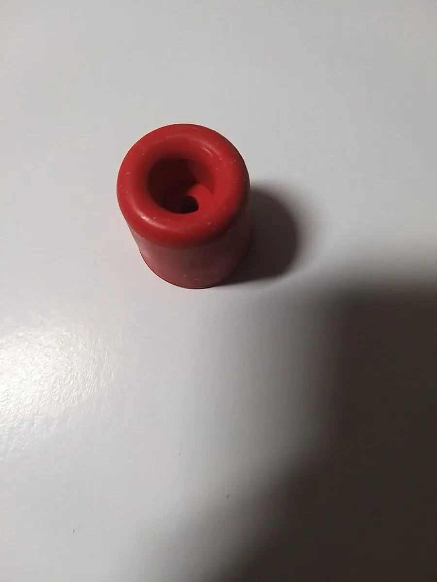 Deltafix Deurbuffer Rubber 35mm - Rood - 2 Stuks