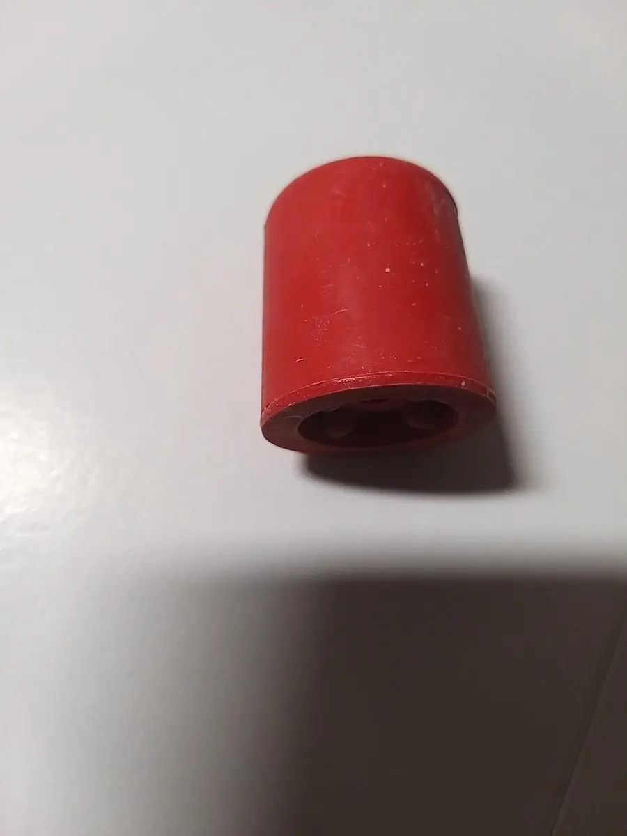 Deltafix Deurbuffer Rubber 35mm - Rood - 2 Stuks