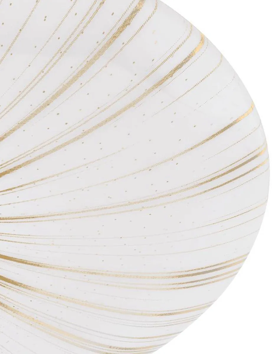 Eglo Nieves 1 Plafondlamp - 31cm - Wit/Goud