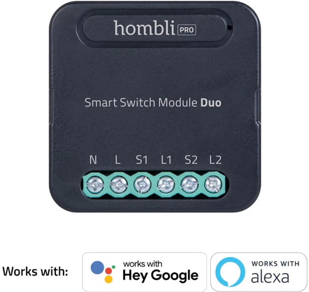 Hombli Smart Switch Module Retrofit - 2300W - Zwart