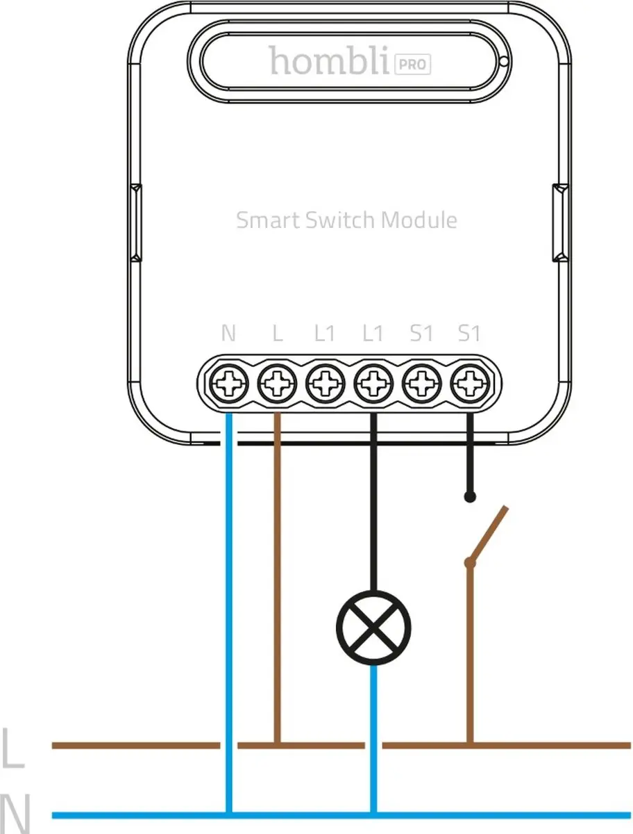 Hombli Smart Switch Module Retrofit