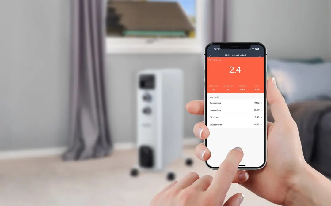 Caliber Slimme Stekker HWP101LE - Energiemeter & RGB Nachtlampje - Wit - afbeelding 6 van 6