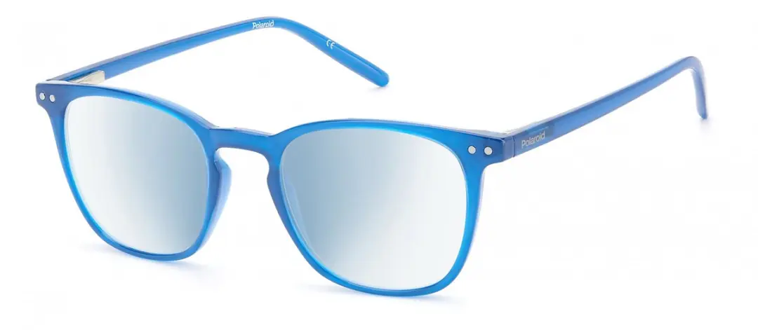 Polaroid PLD 0029/R/BB Blue azure 50/20/145 UNISEX + 3.0 Leesbril