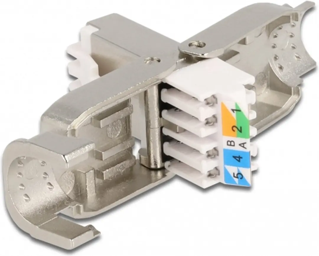 Delock RJ45 Cat.6A STP-stekker - Zilver