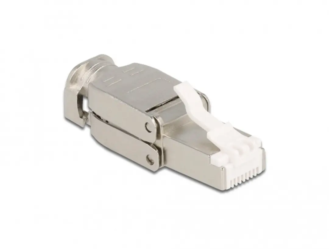 Delock RJ45 Cat.6A STP-stekker - Zilver