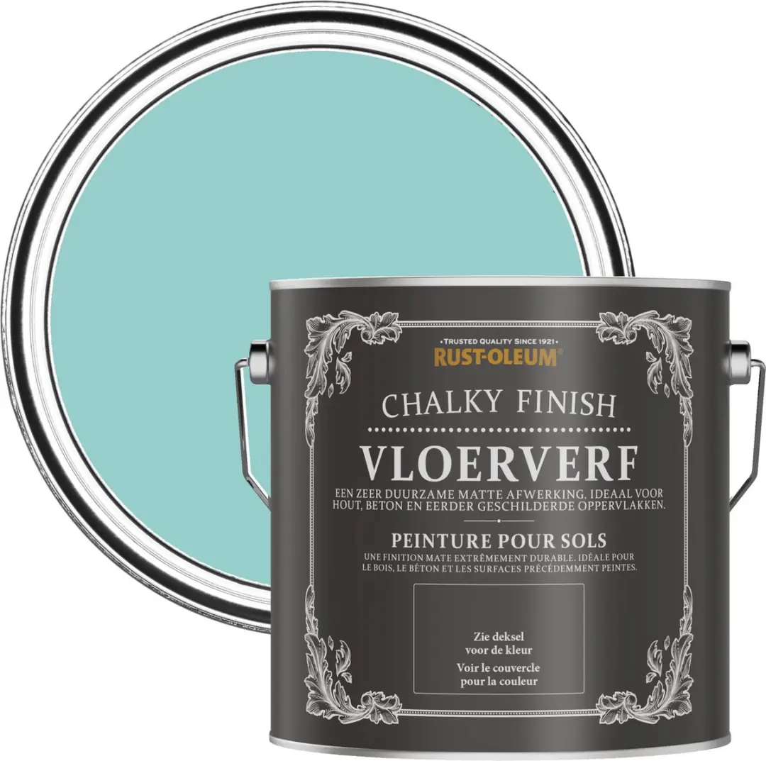 Rust-Oleum Blauw Vloerverf Groenblauw 2,5L