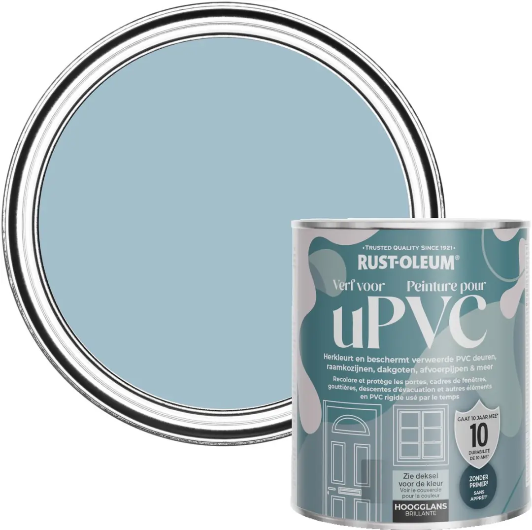Rust-Oleum Verf voor PVC Hoogglans Schemerblauw 750ml