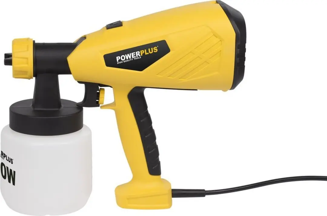 Powerplus POWX354 Elektrisch Verfpistool 800ml - Geel