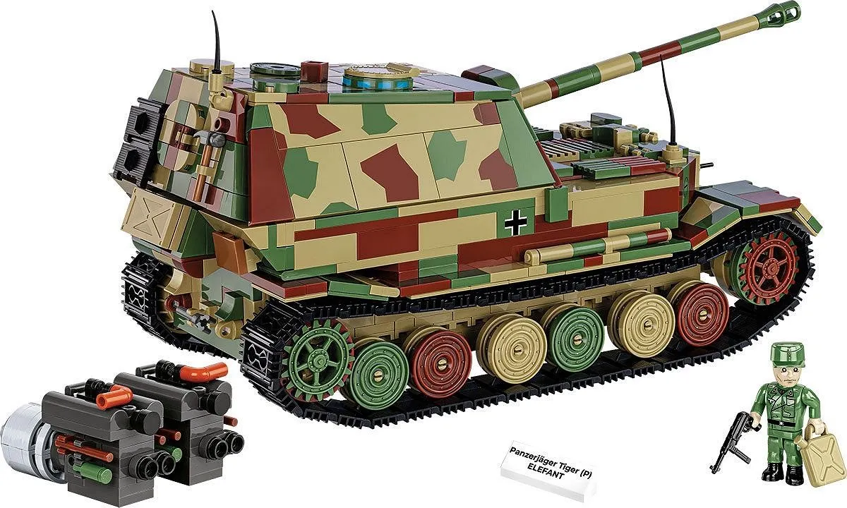 Cobi Panzerjager Tiger Elefant COBI-2582 - 1241 Onderdelen