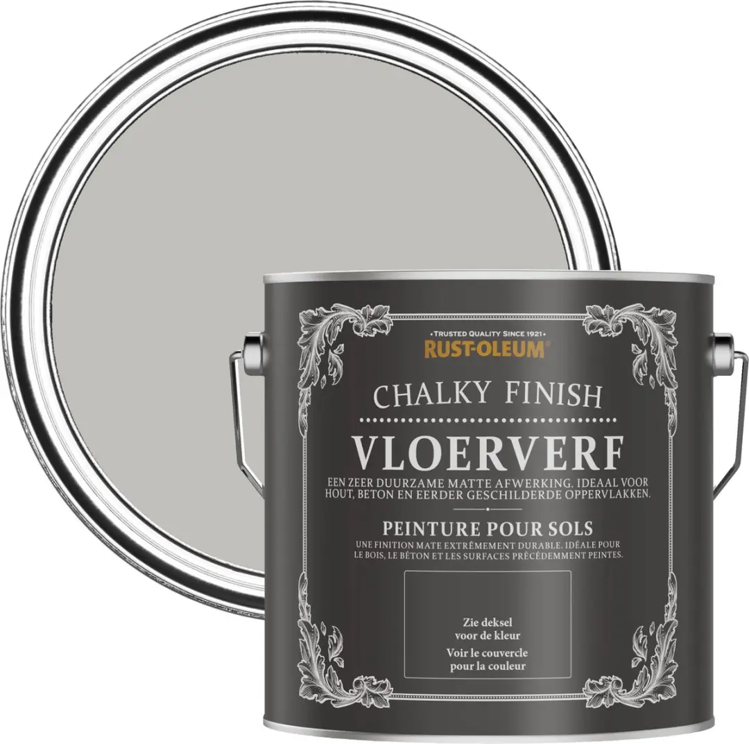 Rust-Oleum Vloerverf Lichtgrijs Kiezel 2,5L