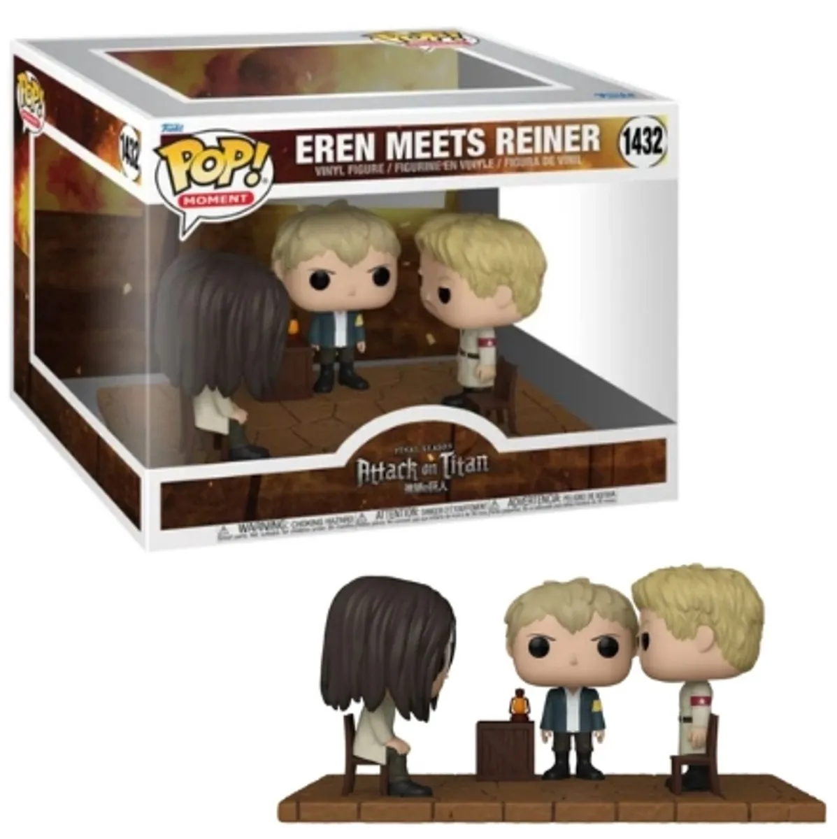 Funko POP! Eren Meets Reiner Verzamelfiguur 9cm - Multicolours