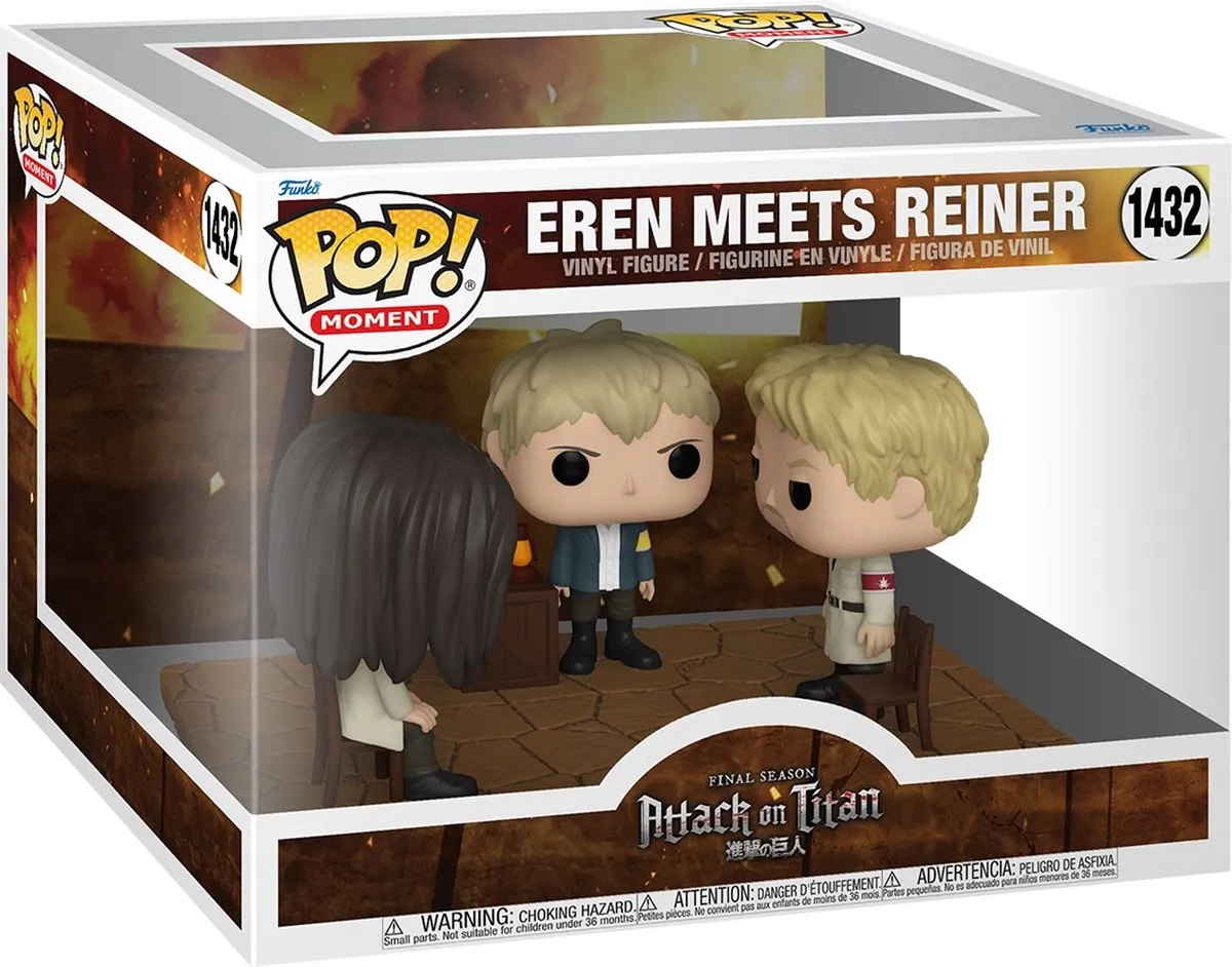 Funko POP! Eren Meets Reiner Verzamelfiguur 9cm - Multicolours