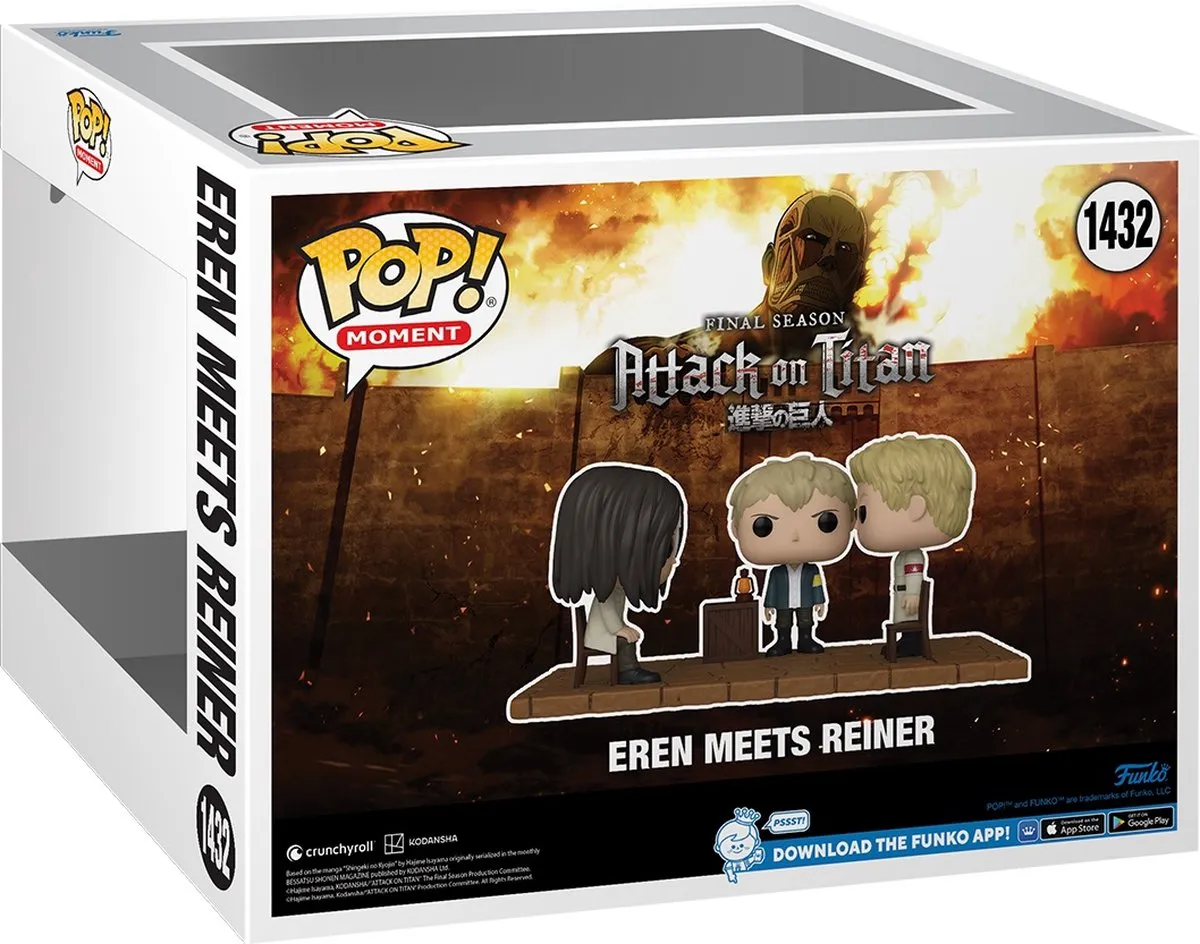 Funko POP! Eren Meets Reiner Verzamelfiguur 9cm - Multicolours