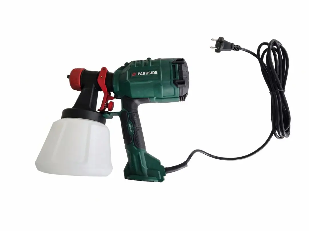 PARKSIDE Verfspuit 450W - 4 Verwisselbare Mondstukken