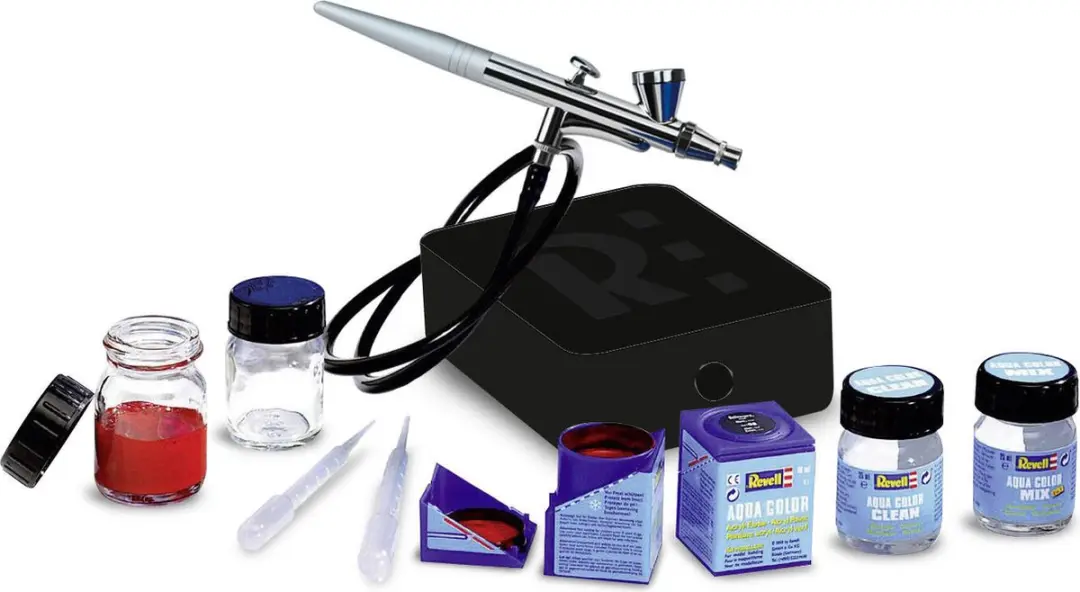 Revell 39195 Airbrushset - Basis Set met Compressor