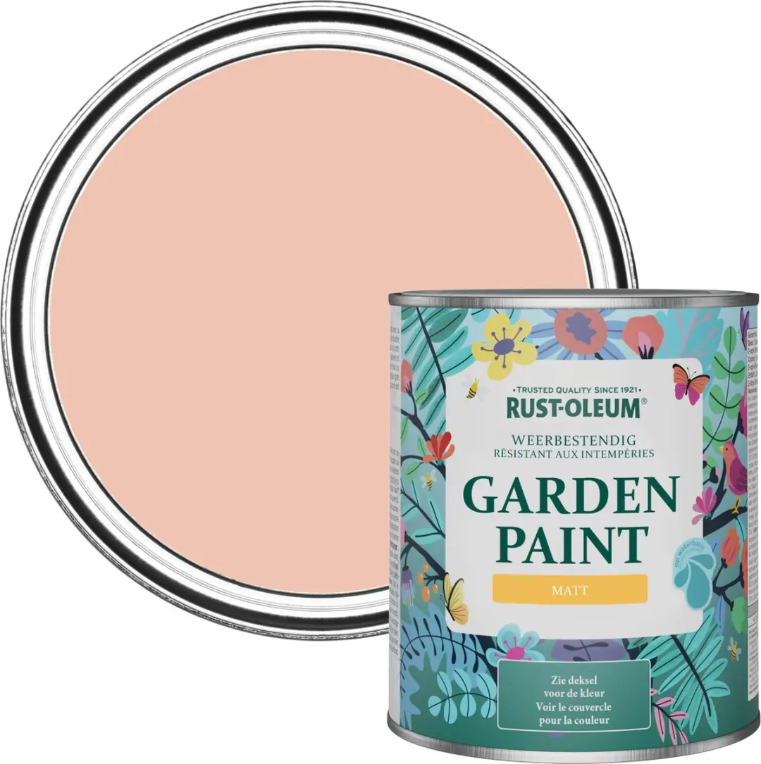 Rust-Oleum Roze Tuinverf Matt Koraal 750ml