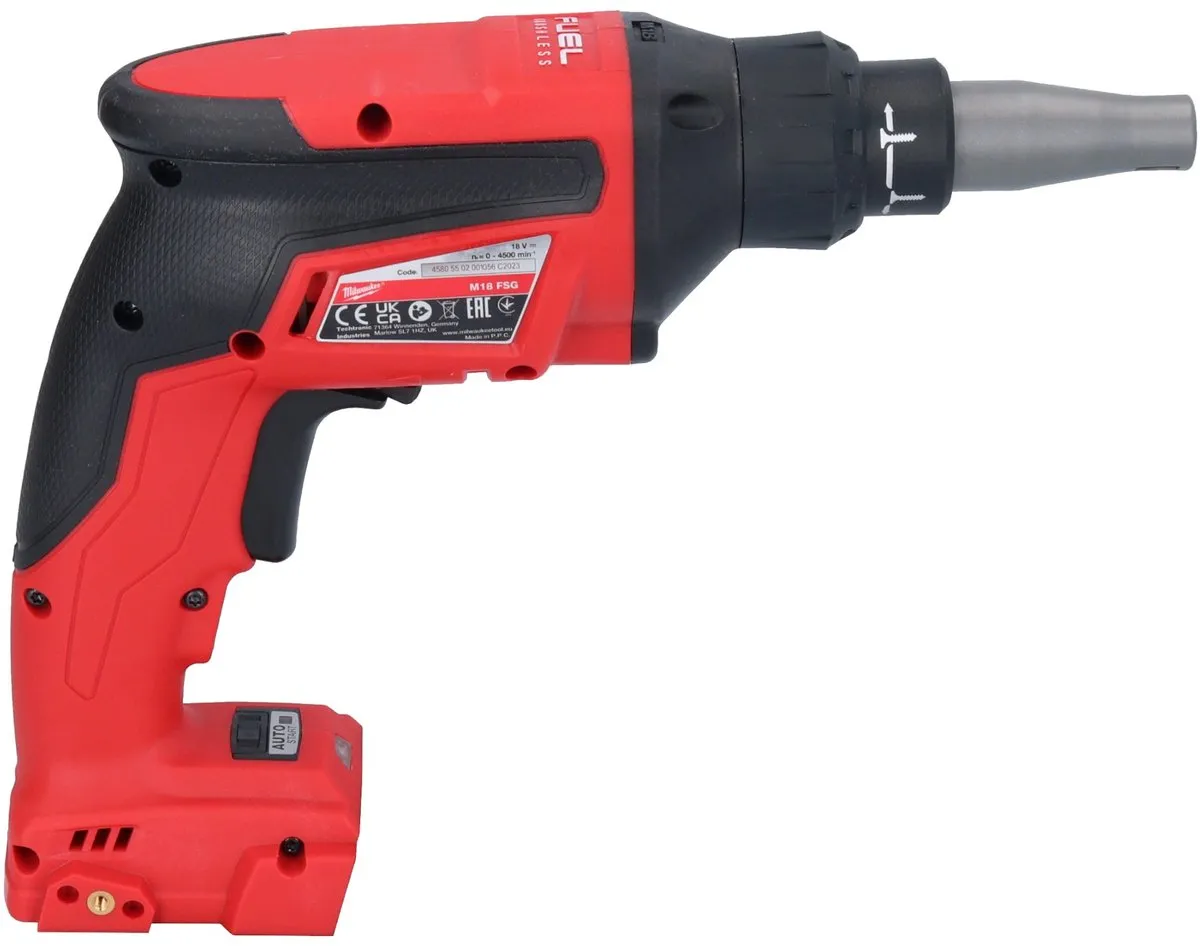 Milwaukee M18 FSG-0X Accu Gipsschroefmachine - Koolborstelloos
