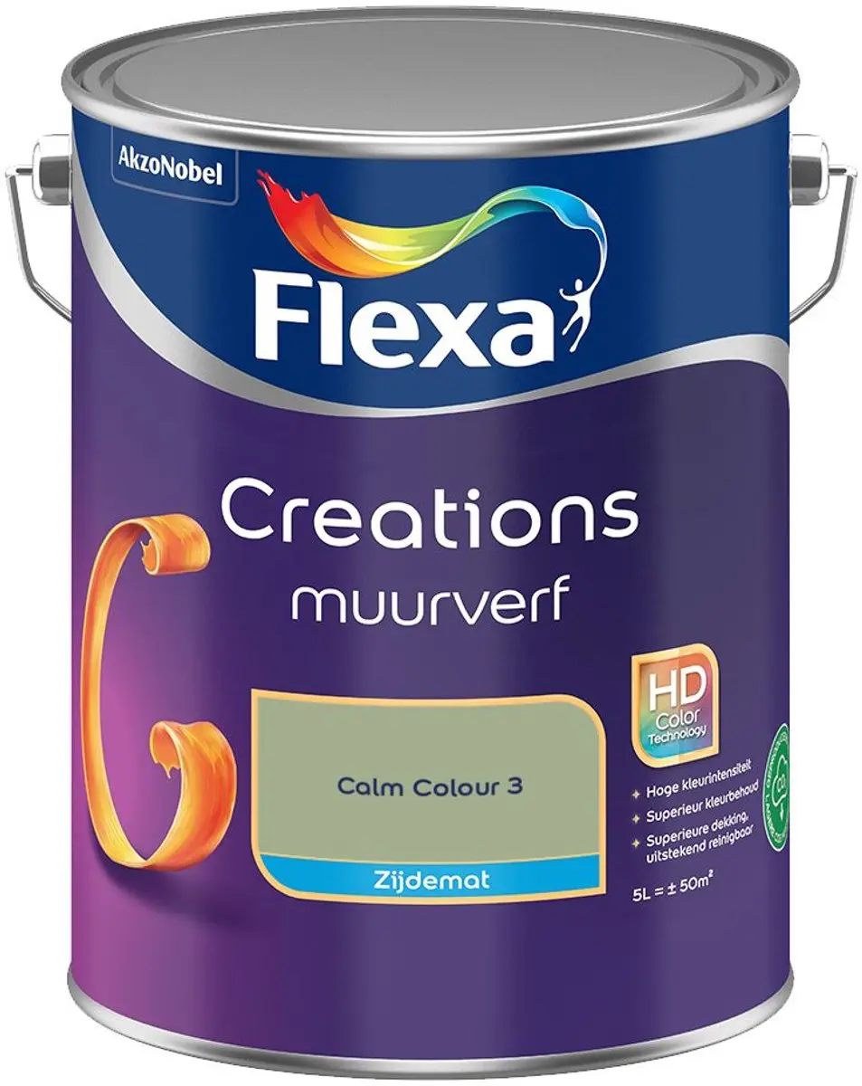 Flexa Creations Muurverf Zijdemat Calm Colour 3