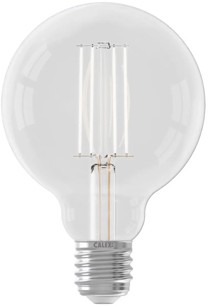 Calex E27 Globe 95 4,5W Warmwit Dimbaar