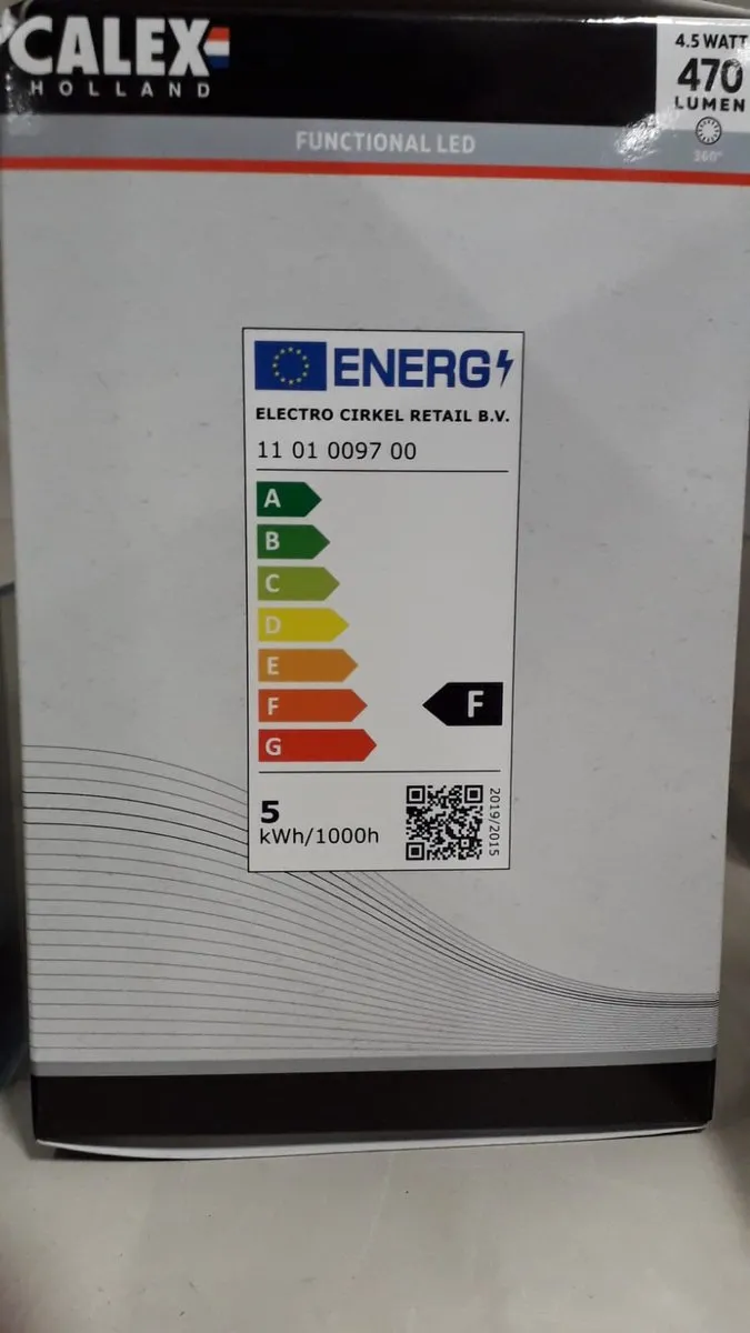 Calex E27 Globe 95 4,5W Warmwit Dimbaar