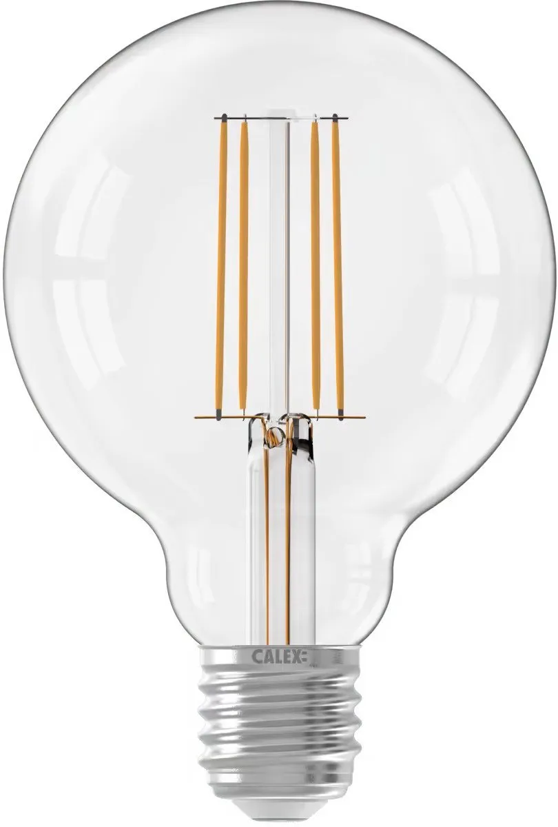 Calex E27 Globe 95 4,5W Warmwit Dimbaar