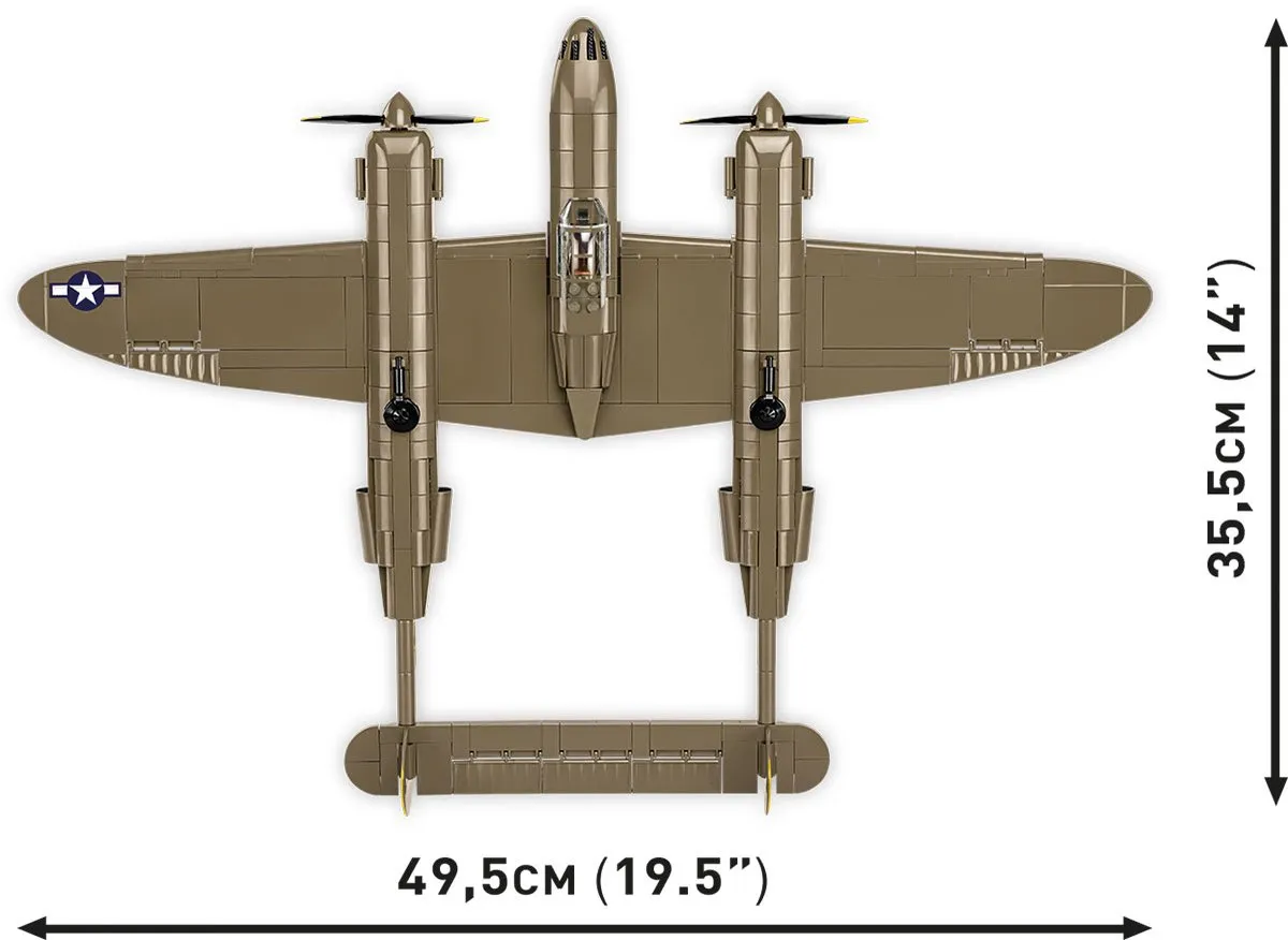 Cobi 5763 Lockheed P-38H Lightning - 652 Stukken