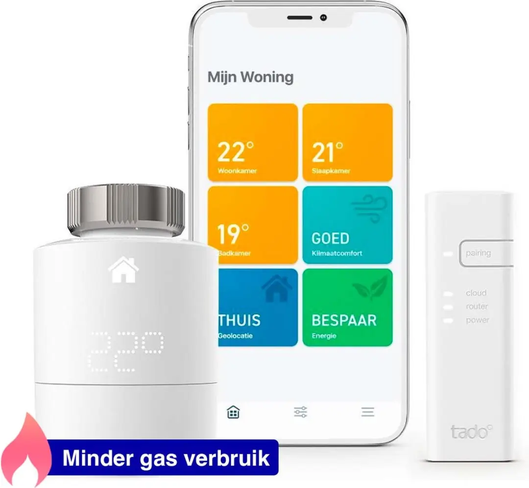 Tado Starter Kit Smart Radiator Thermostat V3+ - Wit