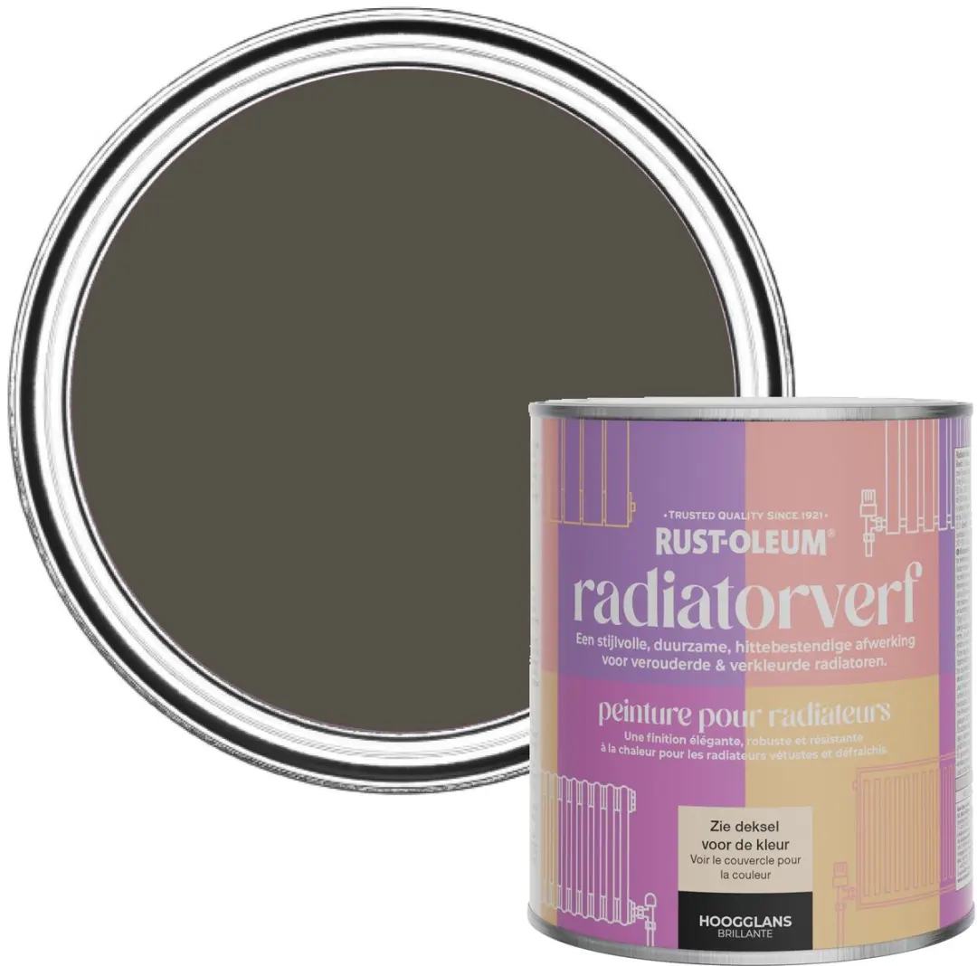 Rust-Oleum Radiatorverf Hoogglans Rotsvast 750ml