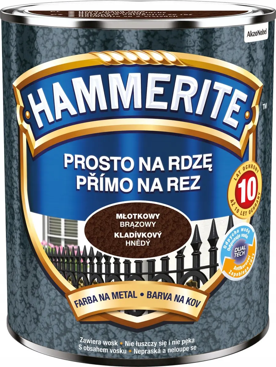 Hammerite Direct Op Roest Hamer 0,7L