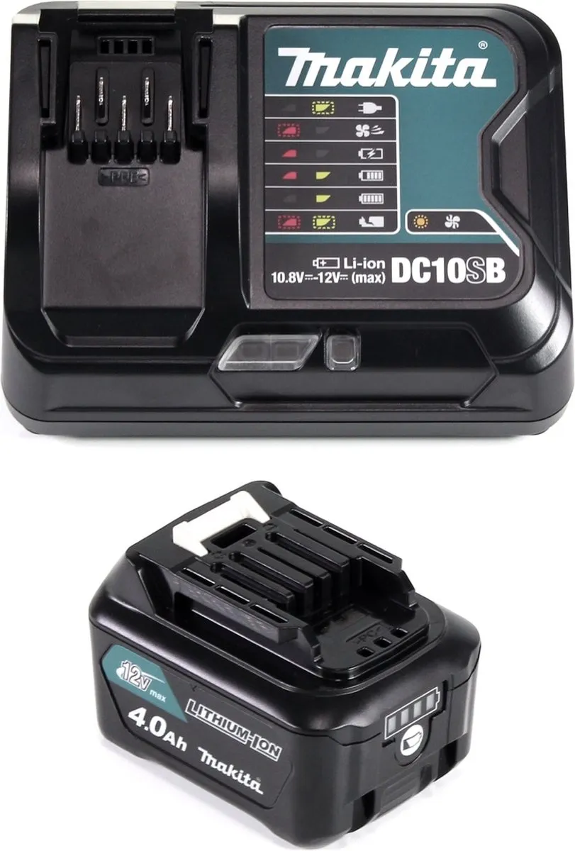 Makita Power Source Kit 12V BL1041B 4,0Ah - 1x Accu + Oplader