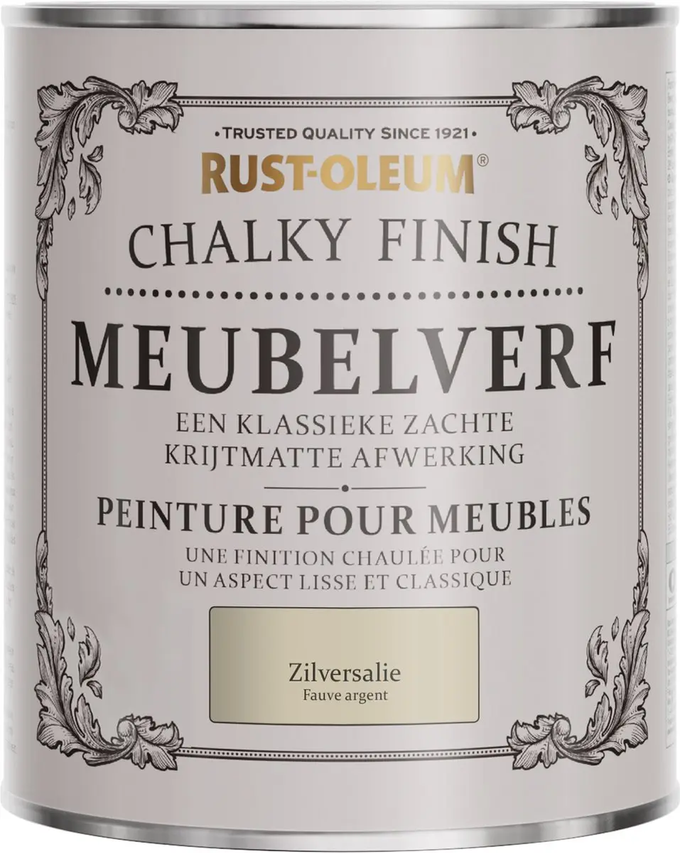 Rust-Oleum Beige Chalky Finish Meubelverf 750ml - Zilversalie
