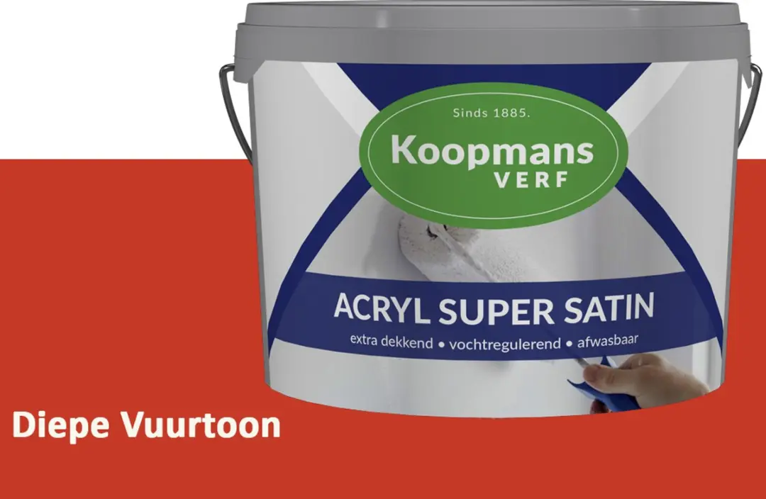 Koopmans Acryl Super Satin Zijdeglans Muurverf 10L