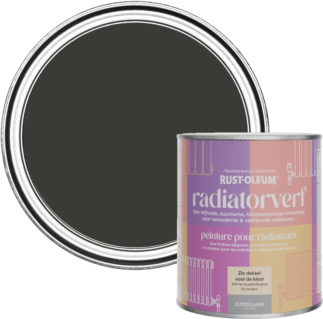 Rust-Oleum Radiatorverf Zijdeglans Mysterie 750ml