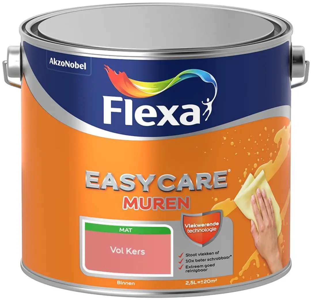 Flexa Easycare Muren Vol Kers Mengverf 2,5L