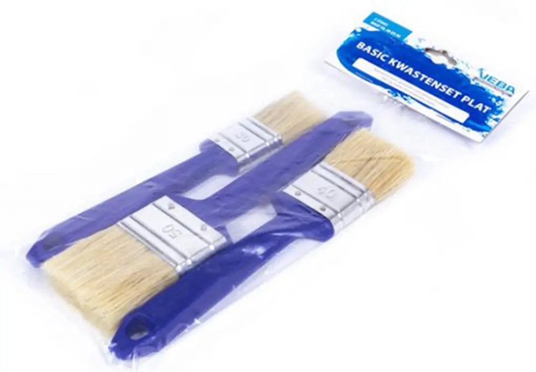 VEBA Basic Platte Kwastenset 3-delig