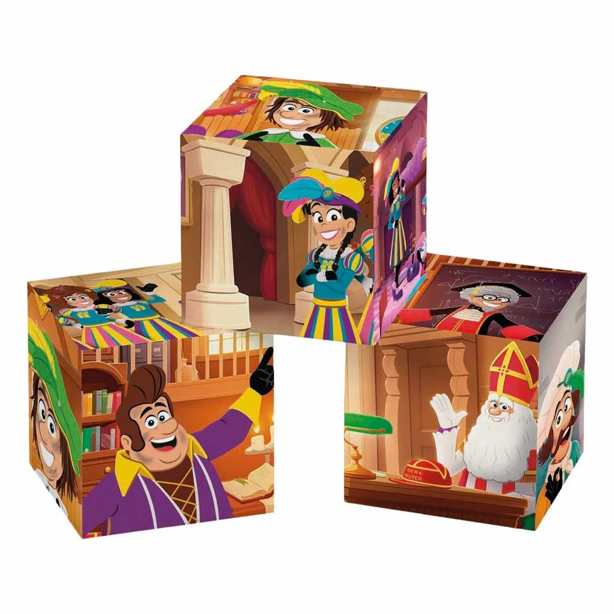 Clementoni Sinterklaas 12-delige Puzzel - 6 Afbeeldingen - Multikleur