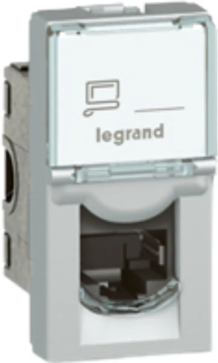 Legrand Mosaic RJ45 Cat.6A Connector 1 Module