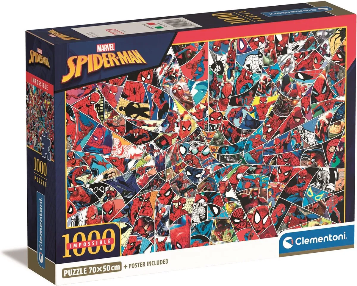 Clementoni Marvel Spiderman Puzzel 1000 Stuks