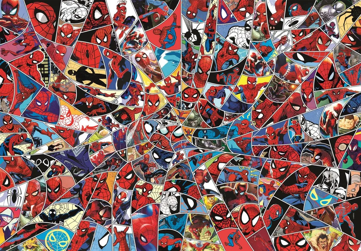Clementoni Marvel Spiderman Puzzel 1000 Stuks - Multikleur