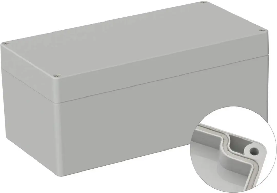 Tru Components TC-9065696 Industriële Behuizing - Grijs-wit RAL 7035